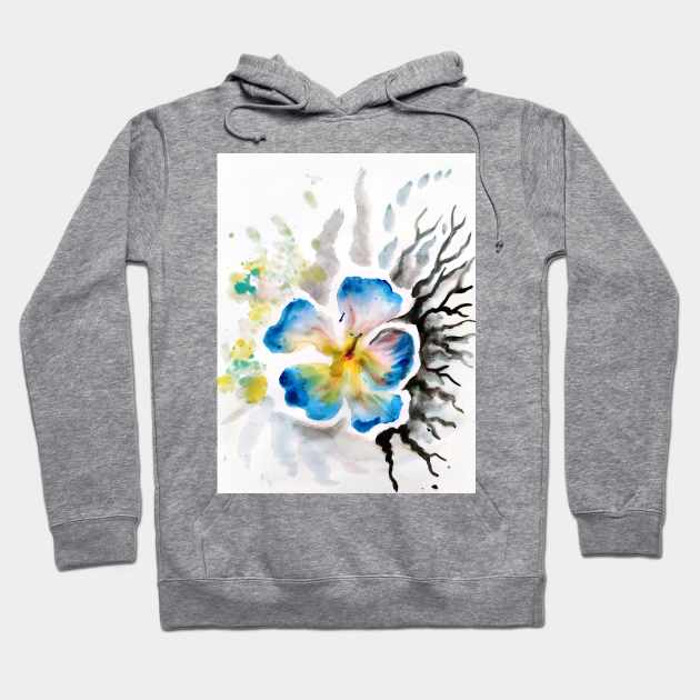 Watercolor flower Hoodie by CORinAZONe